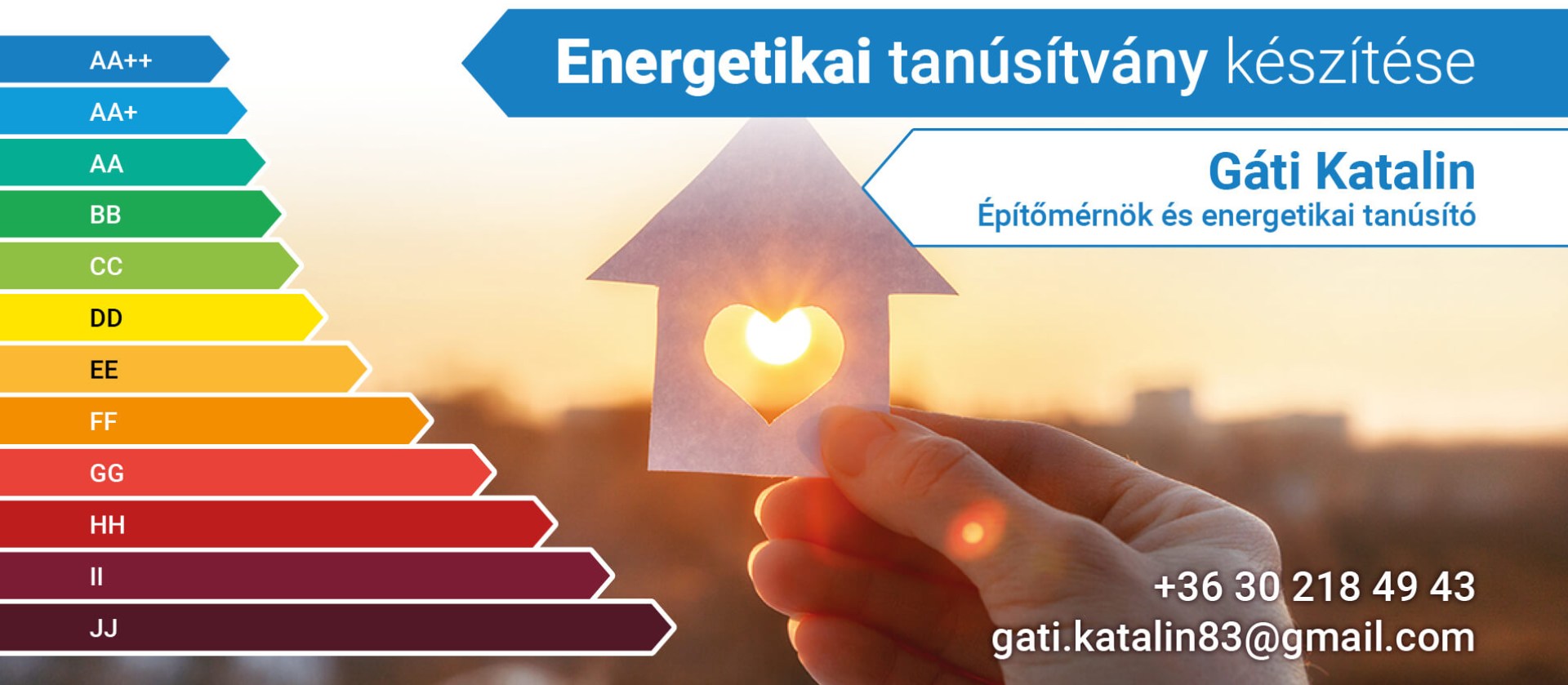 energetikai tanúsítvány készítése